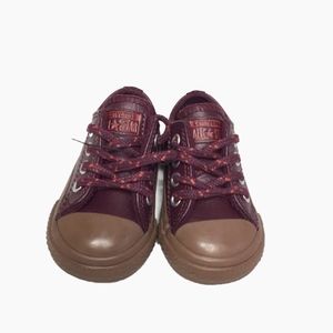 CONVERSE TODDLER SIZE 3 LEATHER